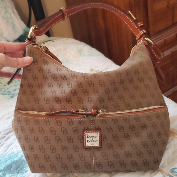 Dooney and Burke Canvas and Wallet - Picture 4 of 6